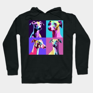 Italian Greyhound Pop Art - Dog Lover Gifts Hoodie